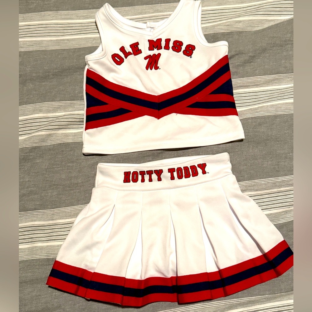 Toddler Girls Ole Miss Cheer Outfit